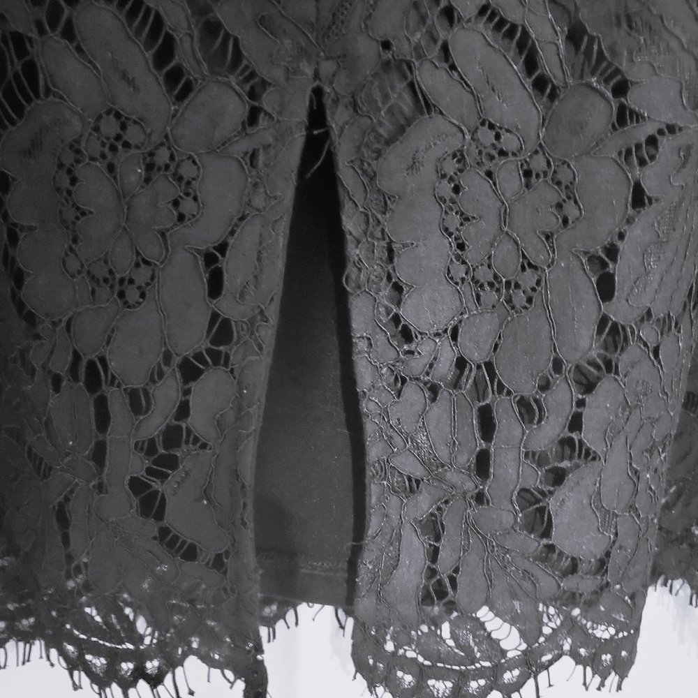 City Chic Black Lace Off The Shoulder Dress Size 18 - Picture 7 of 7